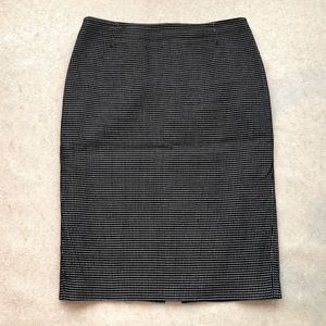 Lafayette 148 Black and White Patterned Skirt